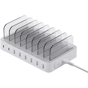 75W 8 Port Desktop USB Charging Station