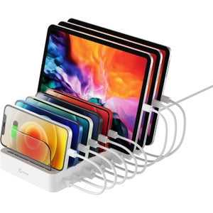 75W 8 Port Desktop USB Charging Station