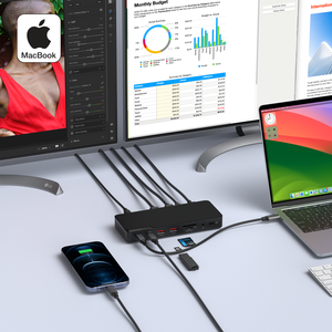 Thunderbolt 4 Dual Monitor Docking Station