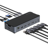 USB-C Triple HDMI/DP Monitor 14 Port Docking Station