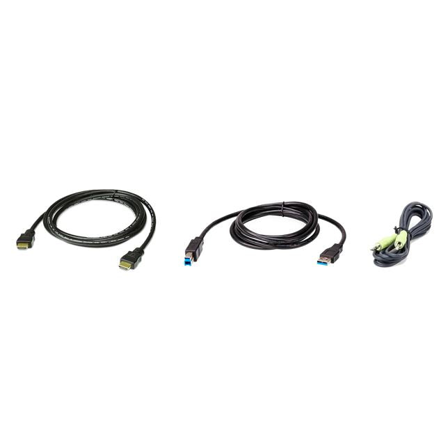 Aten 2L-7D02UHX3 KVM Cable 1.8m with HDMI, USB & Audio to HDMI, USB & Audio