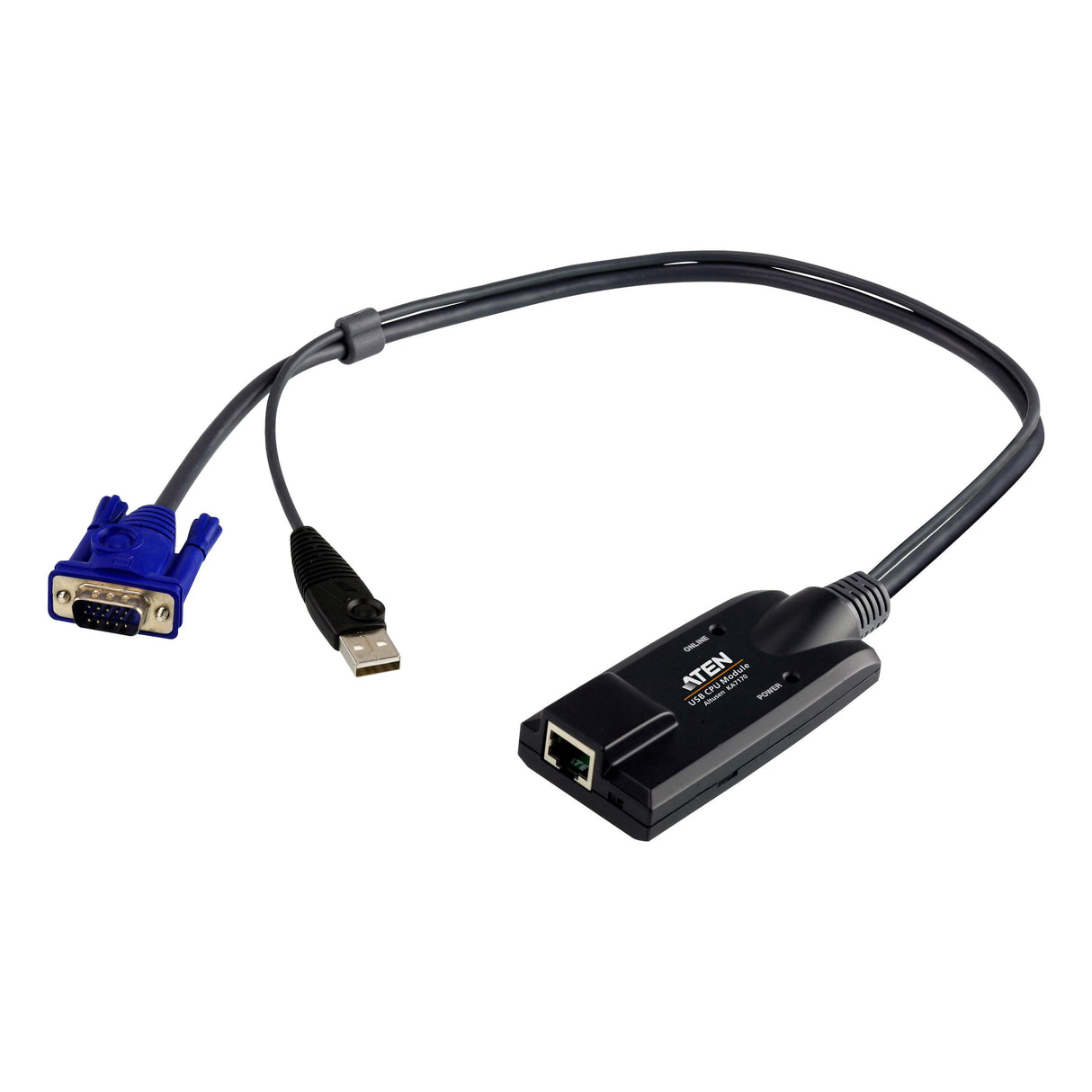 Aten KVM Cable Adapter with RJ45 to VGA & USB for KH, KL, KM and KN series