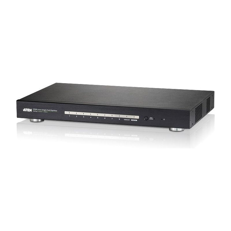 Aten Professional Video Splitter 8 Port HDMI Over Single Cat 5 Splitter, Ultra HD 4kx2k & 1080p Full HD