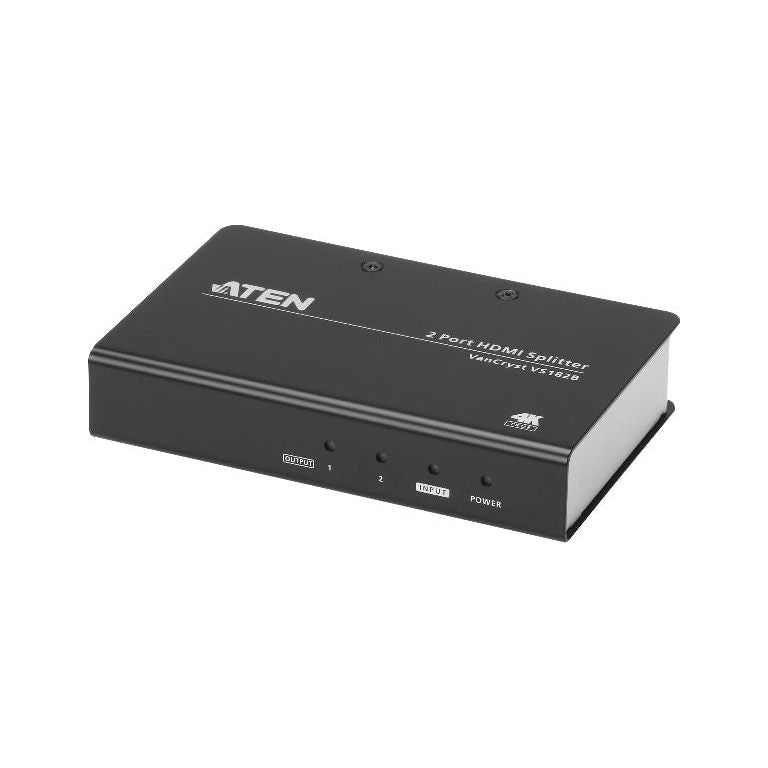 Aten Video Splitter 2 Port HDMI True 4K Splitter, HDCP 2.2. Support HDR. Up to 4096 x 2160 / 3840 x 2160 @ 60Hz (4:4:4)