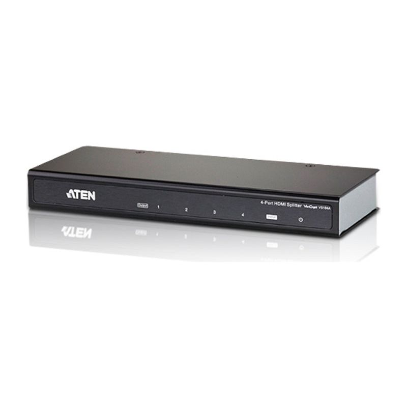 Aten Video Splitter 4 Port HDMI 4K Splitter, HDCP 1.4. Up to 4096 x 2160 / 3840 x 2160 @ 60Hz (4:4:4)