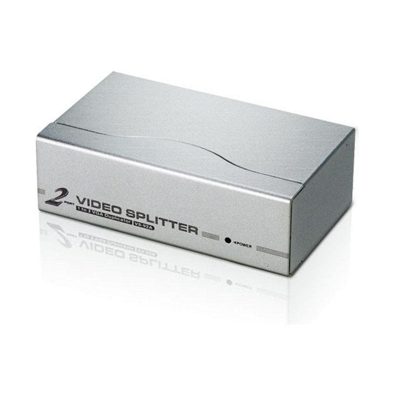 Aten Video Splitter 2 Port VGA Splitter 350Mhz, 1920x1440@60Hz, Cascadable to 3 levels (Up to 8 Outputs)