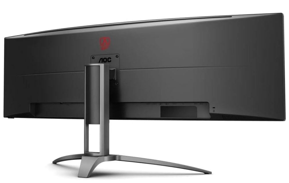 AOC 49" Curved 1800R, 5120X1440 DQHD, 32:9, Adaptive Sync, HDR 400,1ms, 165Hz ,3x HDMI,1x DP,USB-C , Speaker, HAS, KVM ultra wide monitor