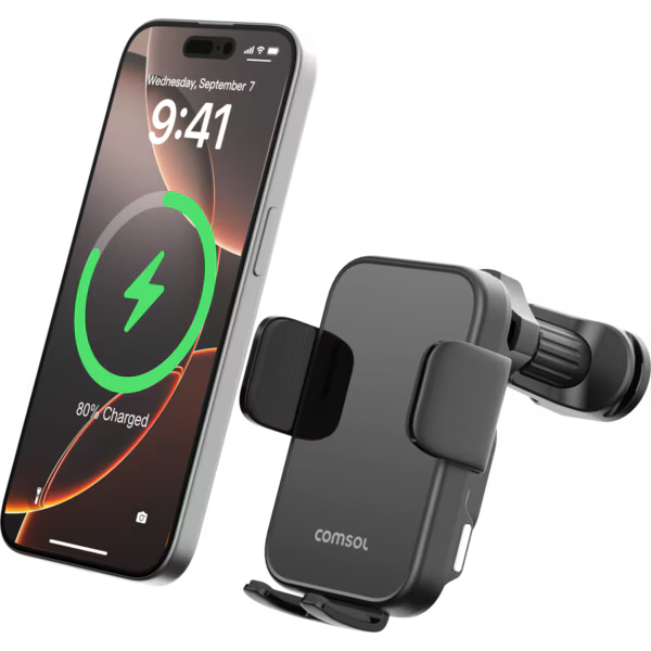 15W Auto Wireless Car Charger Vent/Dash