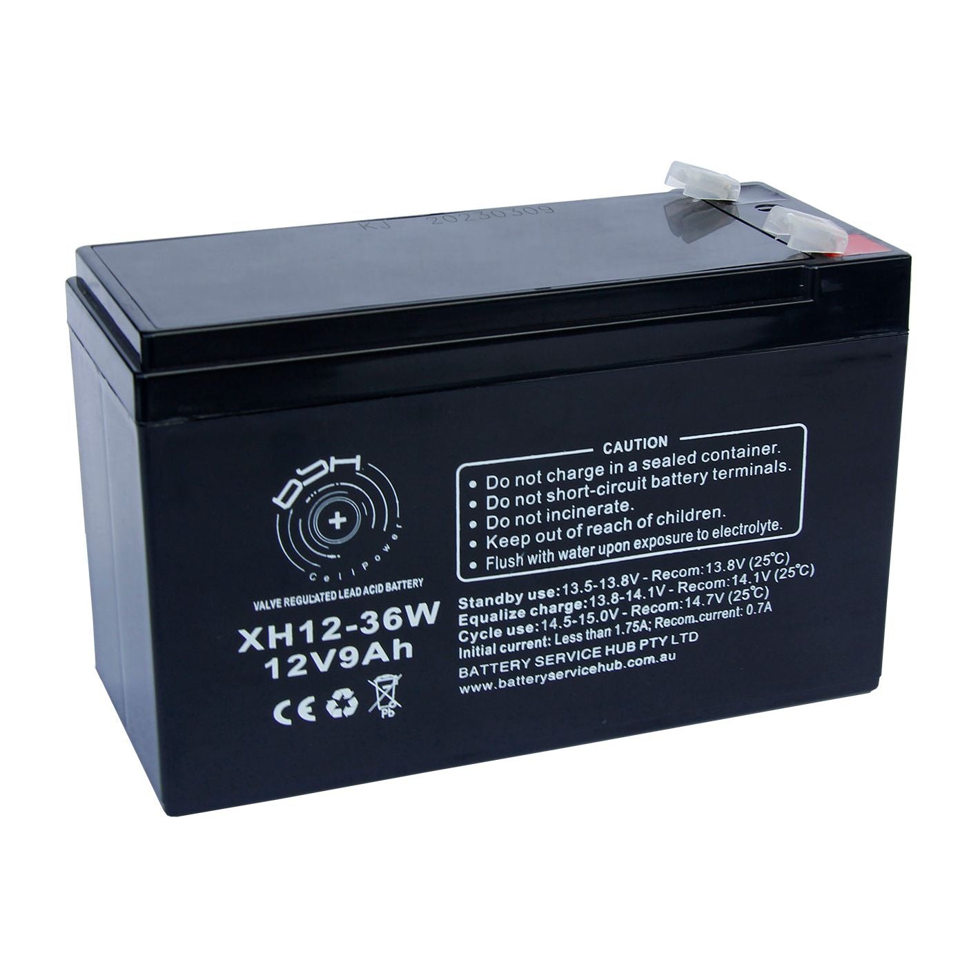 XH Series Lead Acid Battery XH12-36W – Treske Pty Limited