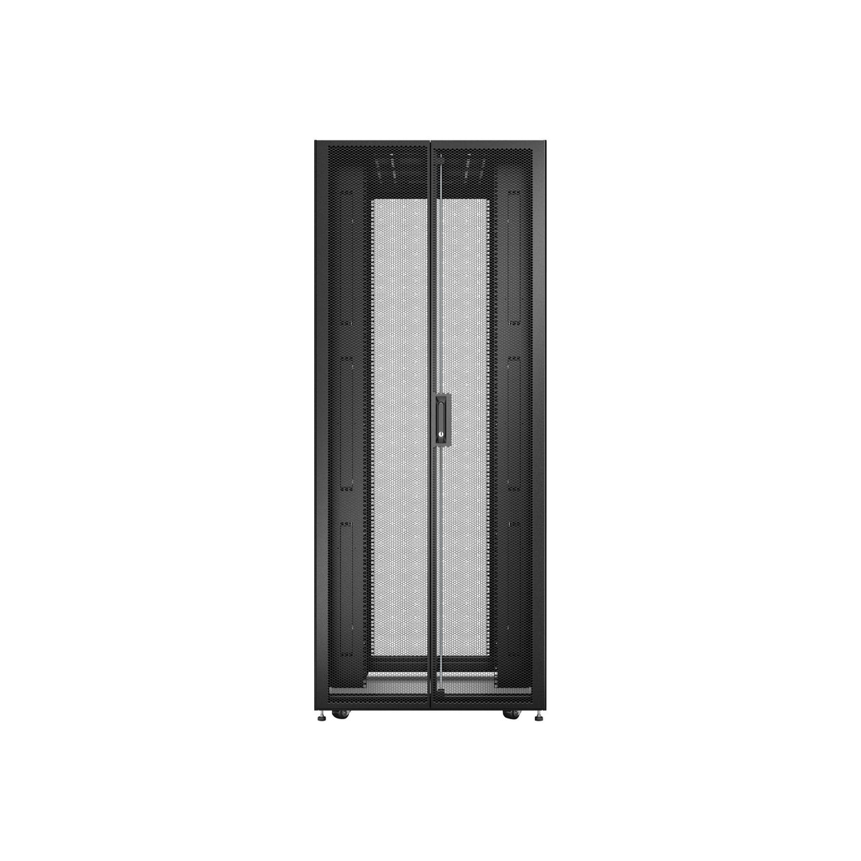 APC by Schneider Electric Easy 48U Floor Standing Enclosed Cabinet Rack Cabinet - 482.60 mm Rack Width x 939.80 mm Rack Depth - Black - 599.65 kg Dynamic/Rolling Weight Capacity - 1199.75 kg Static/Stationary Weight Capacity