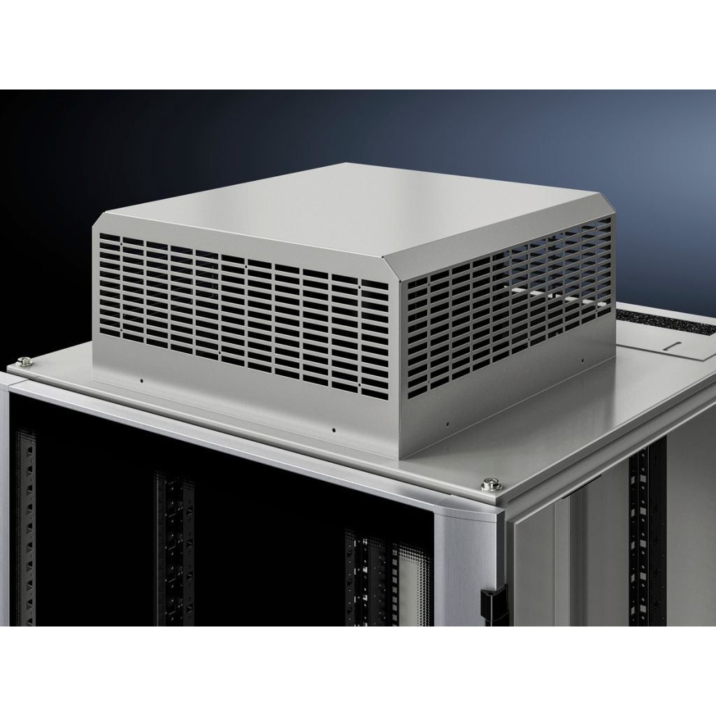 Rittal 24RU 800x1000 Rack Fan & 8-Way GPO PDU, 2 x 300mm Cable Tray, 5