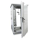 Outdoor Freestanding Cabinet w/ Front & Rear Doors. IP45 Rated