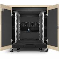 APC NetShelter Soundproof, Server Rack Enclosure, 230V, Maple