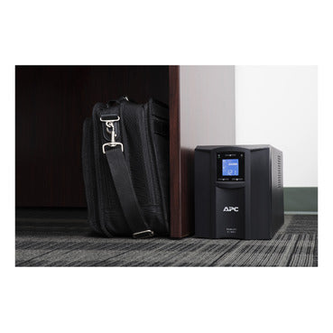 APC Smart-UPS C, Line Interactive, 1000VA, Tower, 230V, 8x IEC C13 outlets, SmartConnect port, USB and Serial communication, AVR, Graphic LCD
